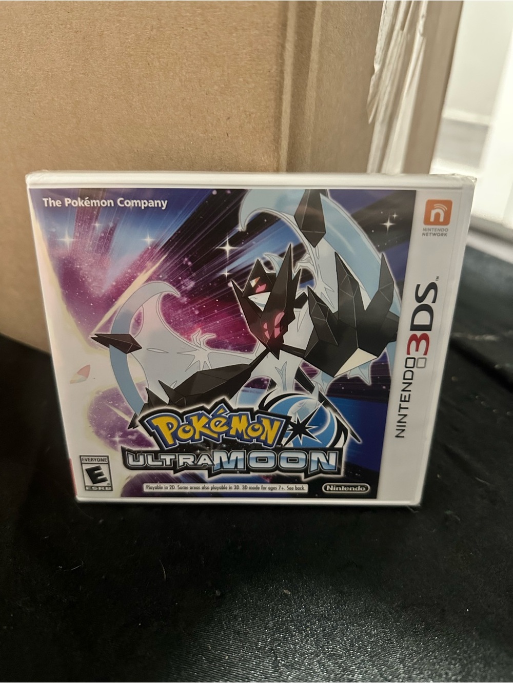 Nintendo Pokémon Ultra Moon 3DS Game - Black & Purple Cover Art
